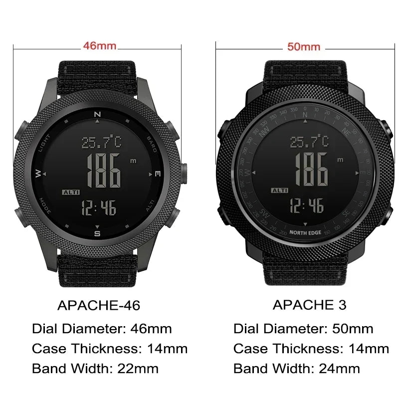 Apache 46 Outdoor Digital Watch – North Edge